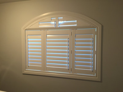 Quality Shutters can cover any shape or size of specialty window.